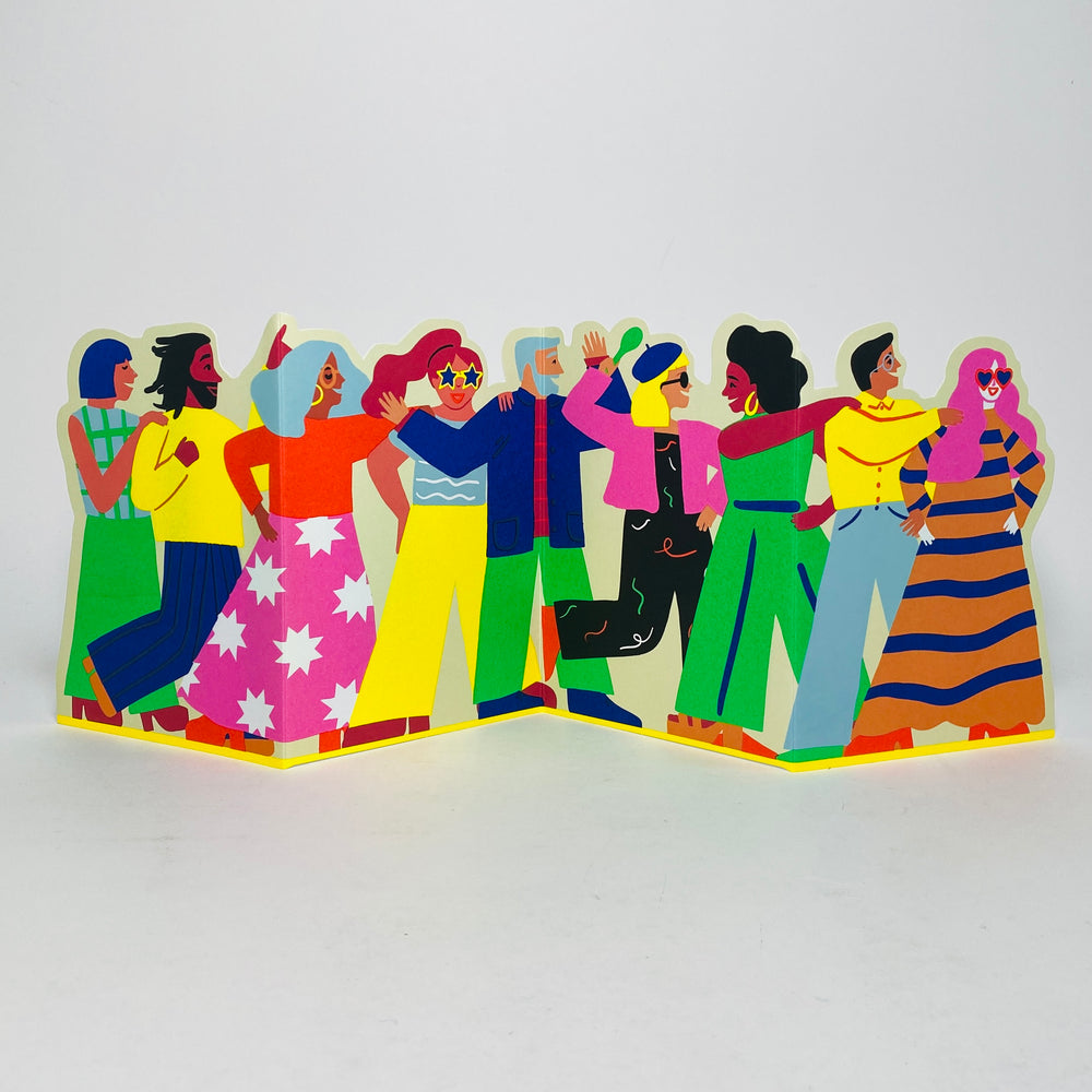 Conga Concertina Card Lagom Design Card UNITOM