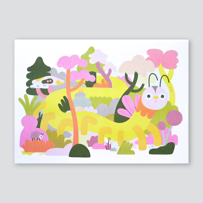 Creepy Crawly A3 Print - Lauren Morsley