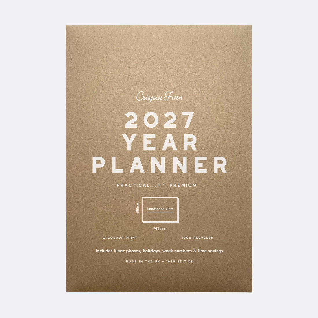 2027 Year Planner - Crispin Finn