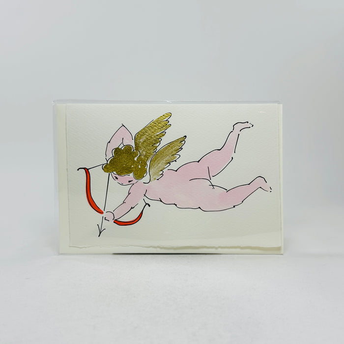 Cupid Valentine - Scribble And Daub Card