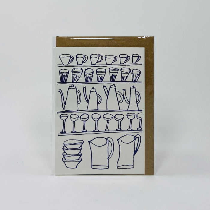 Cups and Jugs - Hot Pink Press Card