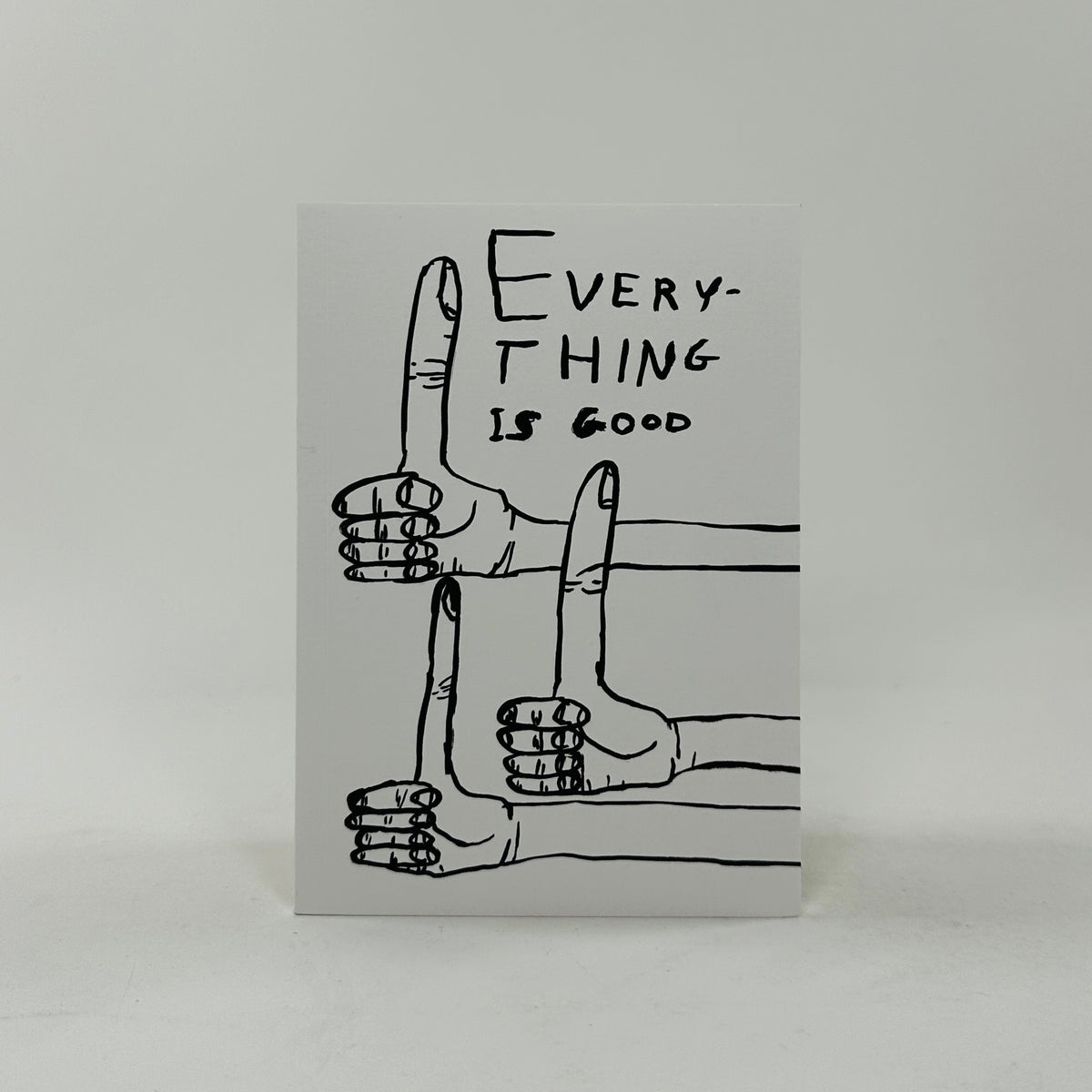 David Shrigley A6 Notebook - Everything Is Good