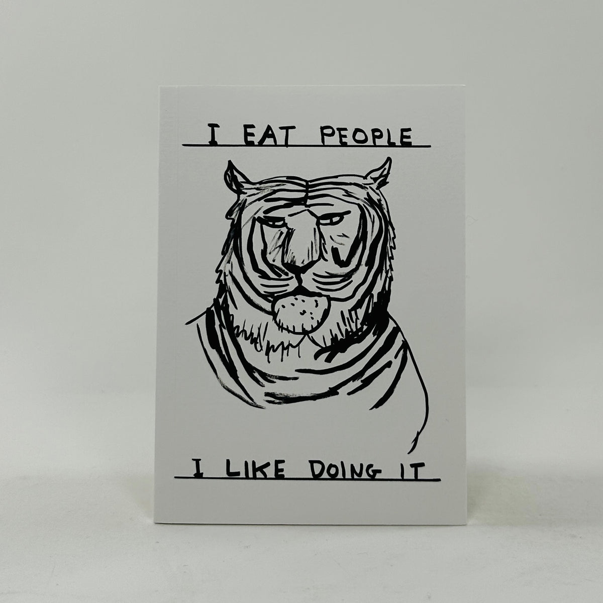 David Shrigley A6 Notebook - I Eat People