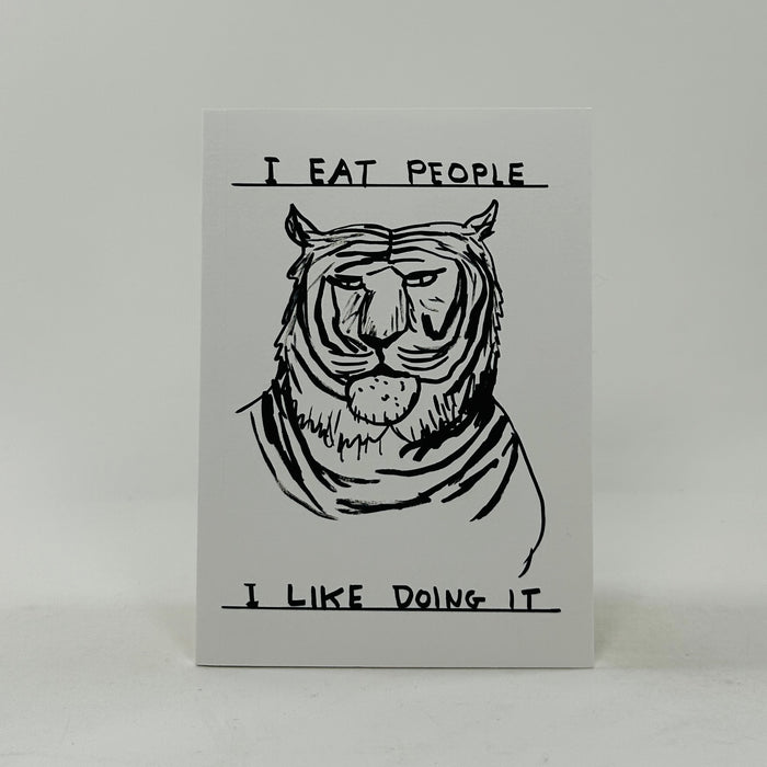 David Shrigley A6 Notebook - I Eat People