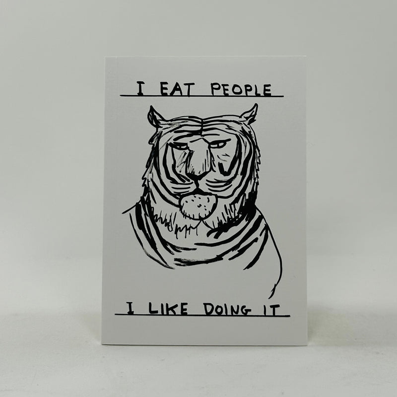 David Shrigley A6 Notebook - I Eat People
