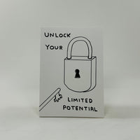 David Shrigley A6 Notebook - Limited Potential