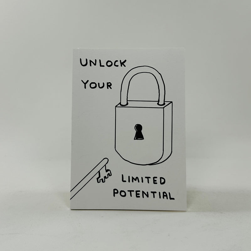 David Shrigley A6 Notebook - Limited Potential