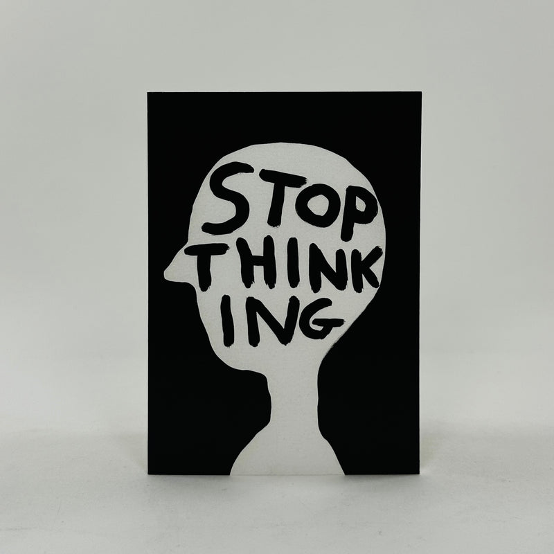 David Shrigley A6 Notebook - Stop Thinking
