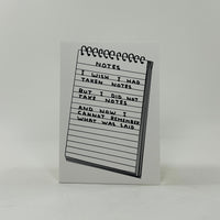 David Shrigley A6 Notebook - Wish I'd Taken Notes