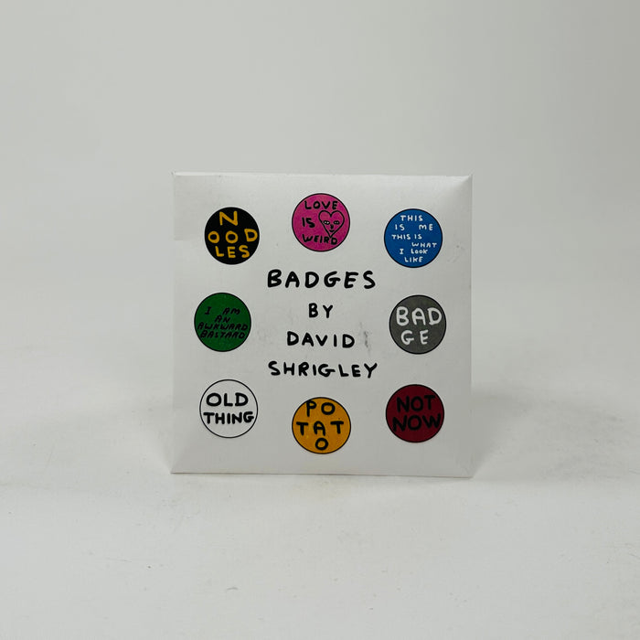David Shrigley Badge Set 1
