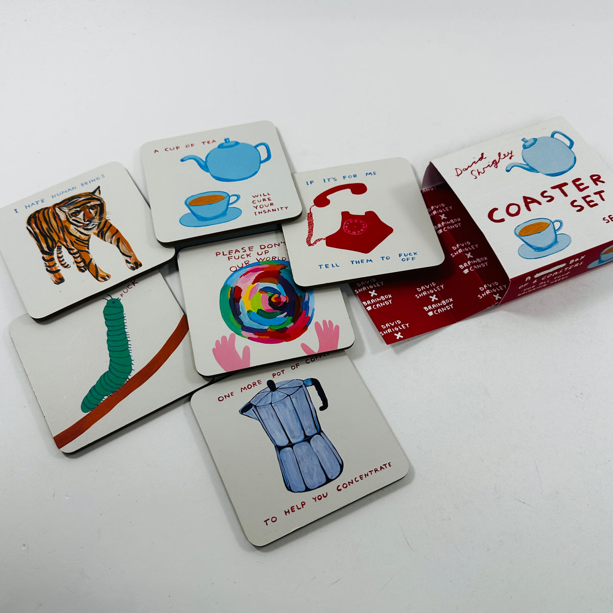 David Shrigley Coaster Set - 2