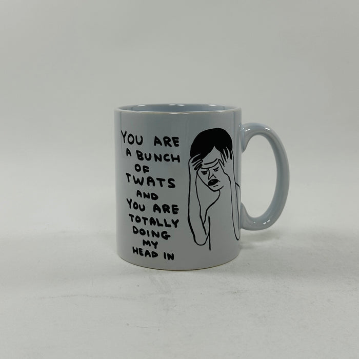 David Shrigley Mug - Bunch of Twats
