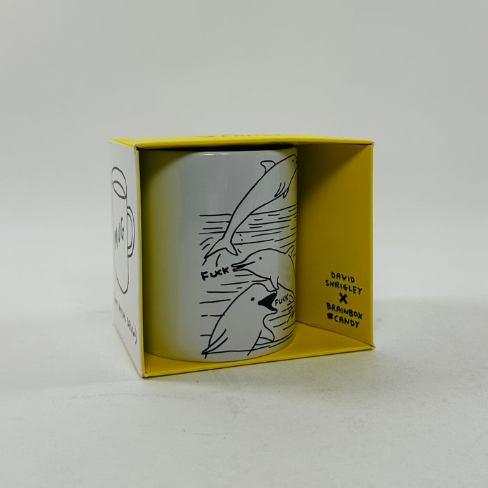 David Shrigley Mug - Dolphins