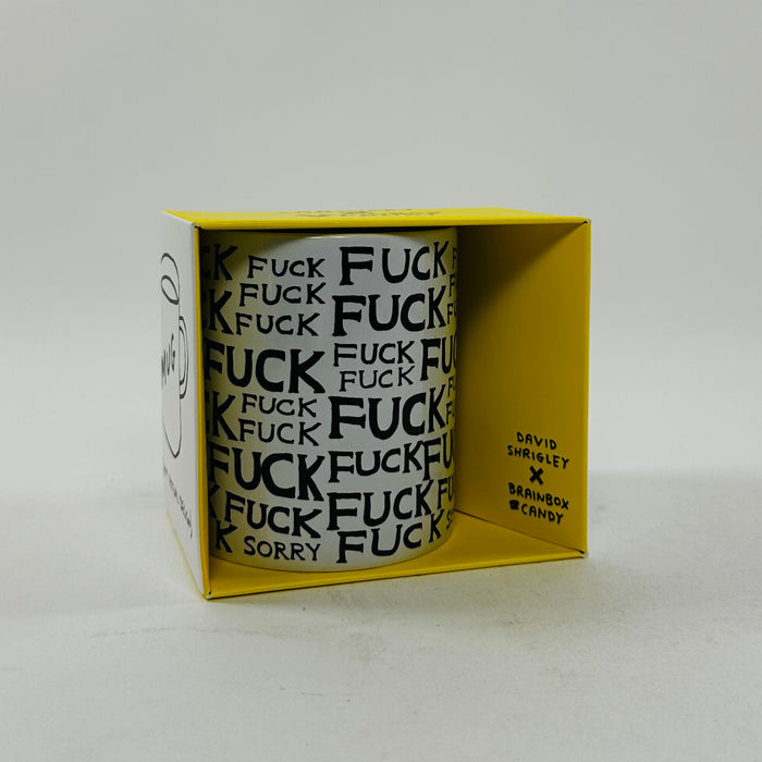 David Shrigley Mug - Fuck Fuck Sorry