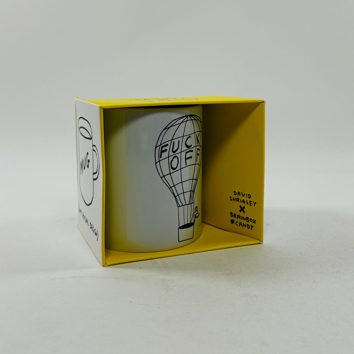 David Shrigley Mug - Fuck Off Balloon