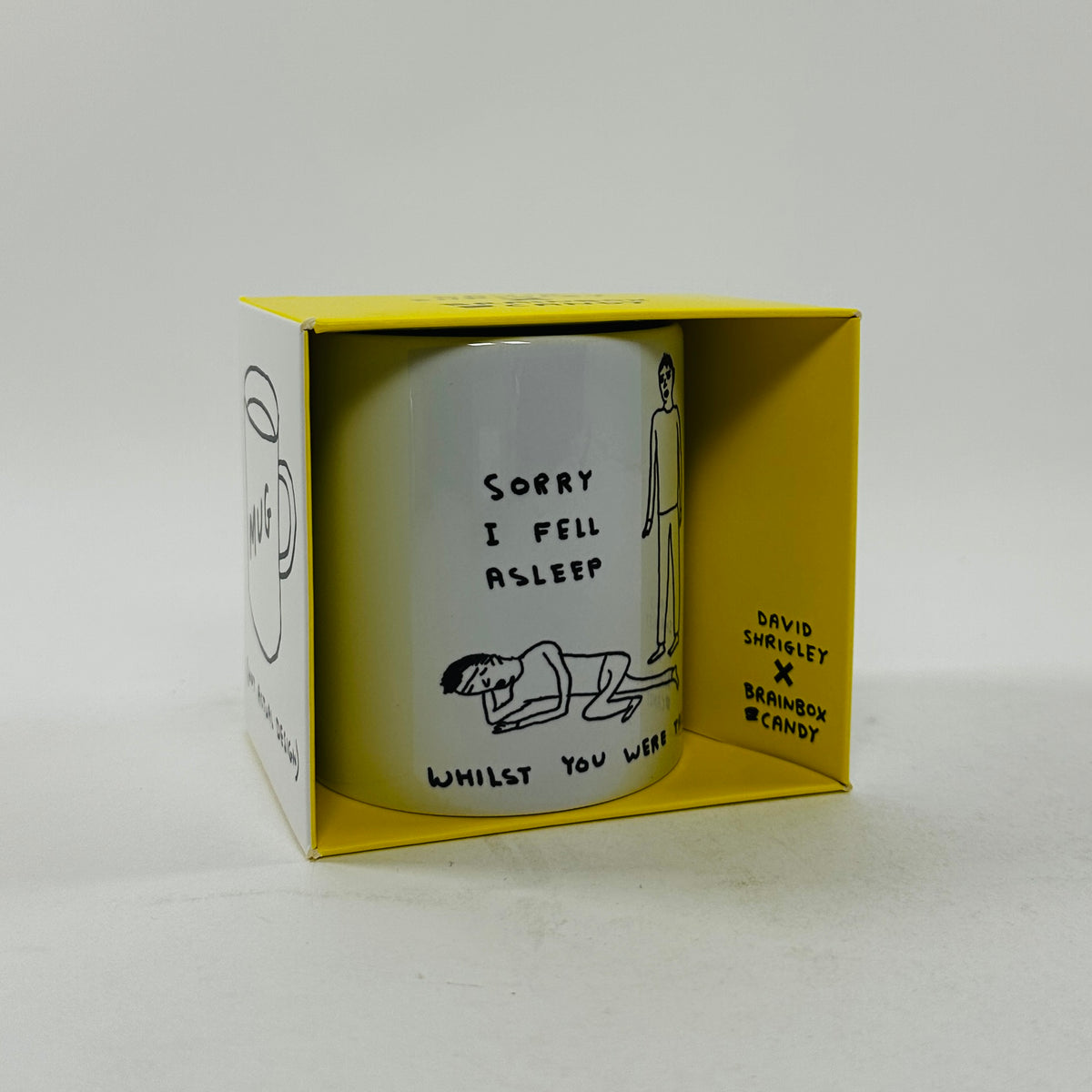 David Shrigley Mug - Sorry I Fell Asleep