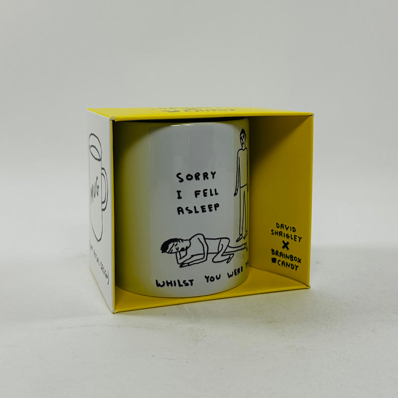 David Shrigley Mug - Sorry I Fell Asleep