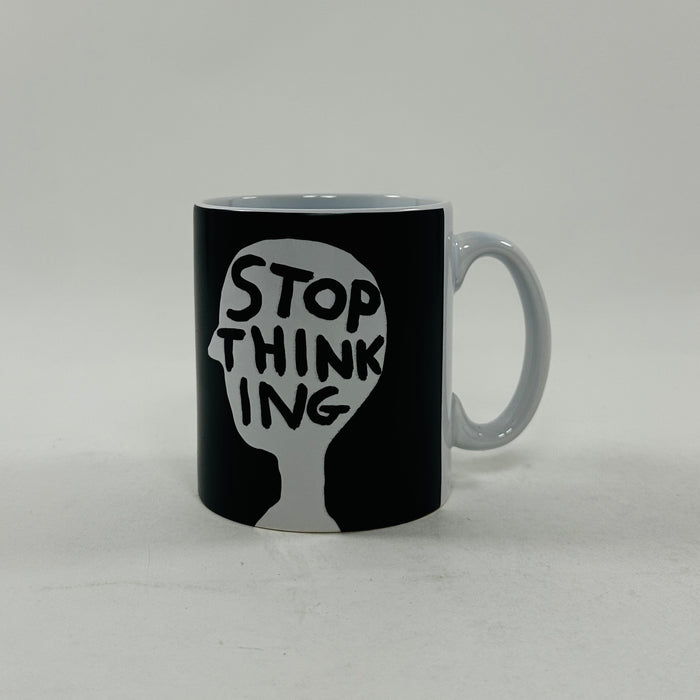 David Shrigley Mug - Stop Thinking