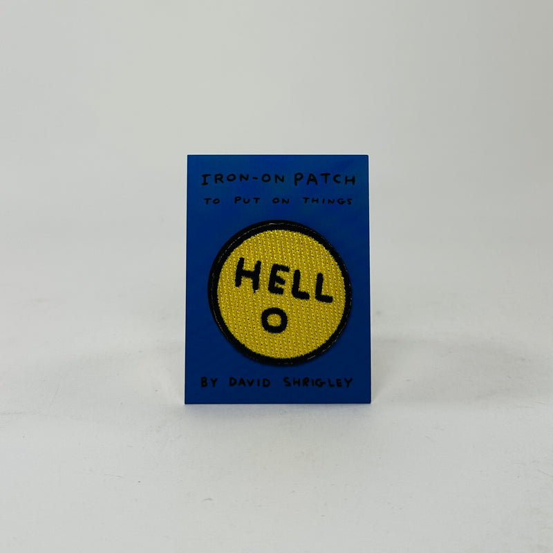 David Shrigley Patch - Hello