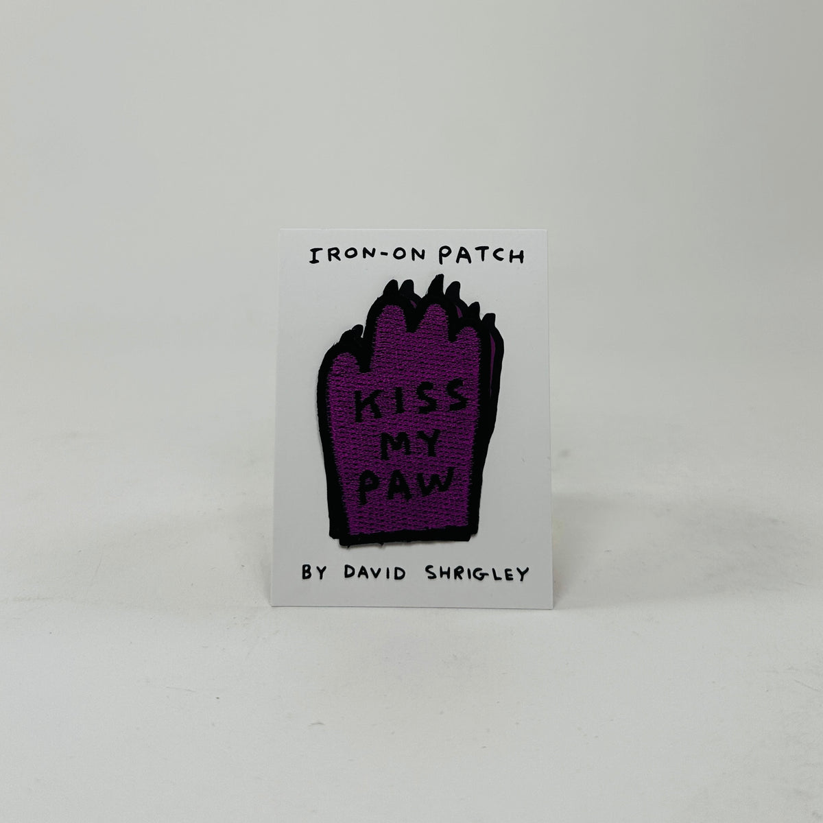 David Shrigley Patch - Kiss My Paw