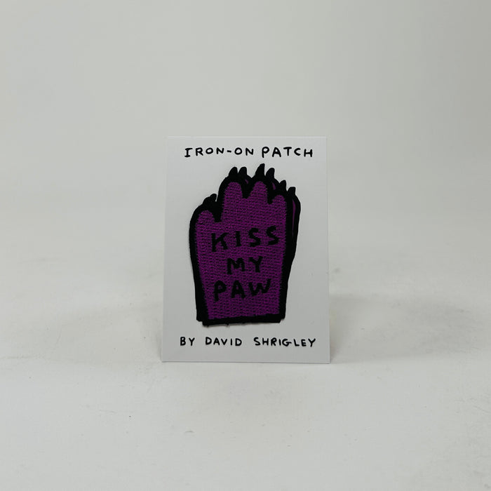 David Shrigley Patch - Kiss My Paw