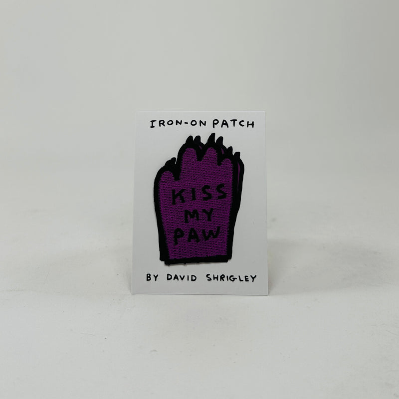 David Shrigley Patch - Kiss My Paw