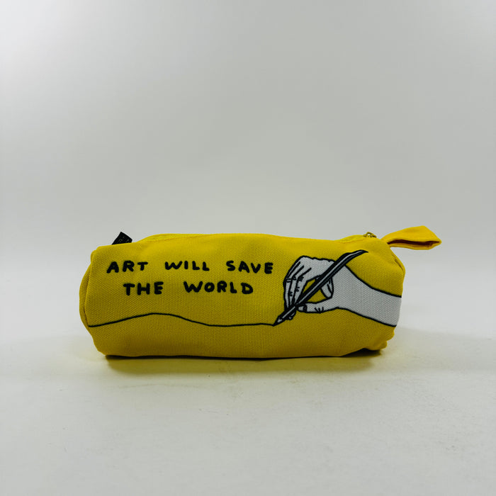 David Shrigley Pencil Case - Art Will Save The World