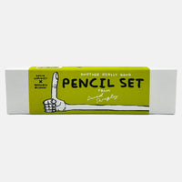 David Shrigley Pencil Set - 3