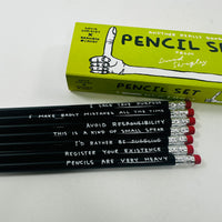 David Shrigley Pencil Set - 3