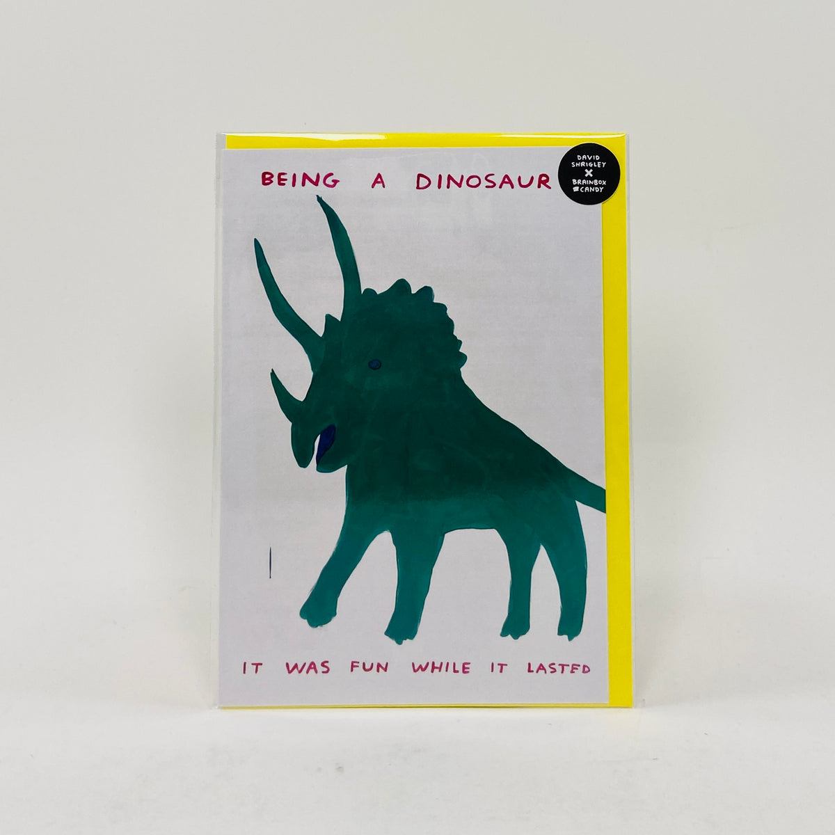 Dinosaur - David Shrigley Card