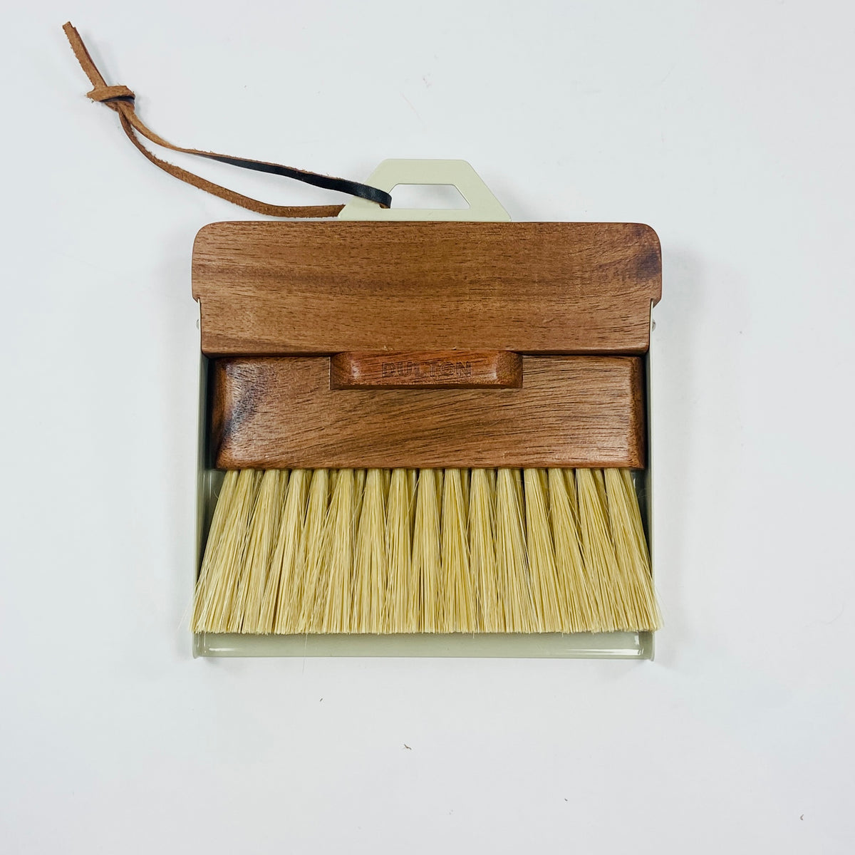 Dulton - Desktop Dustpan and Brush - Ivory
