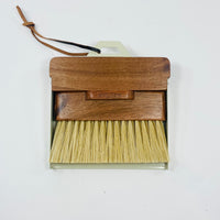 Dulton - Desktop Dustpan and Brush - Ivory