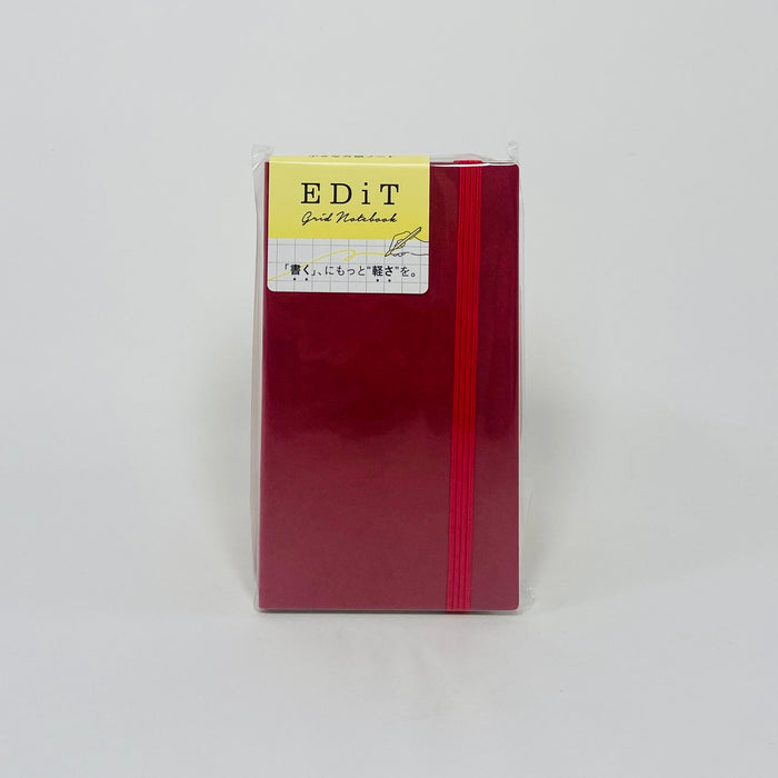 EDiT B7 Grid Notebook - Red