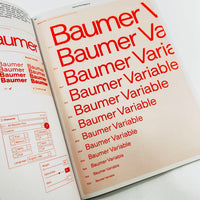 EK Baumer Type-Specimen