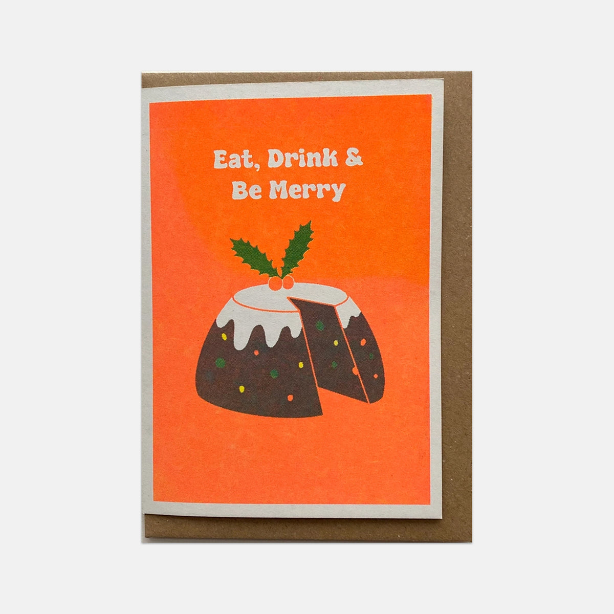 Eat, Drink & Be Merry - Becky Mann Christmas Card