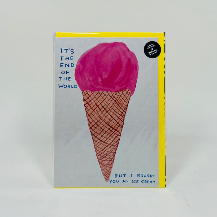 End of the World Ice Cream - David Shrigley Card