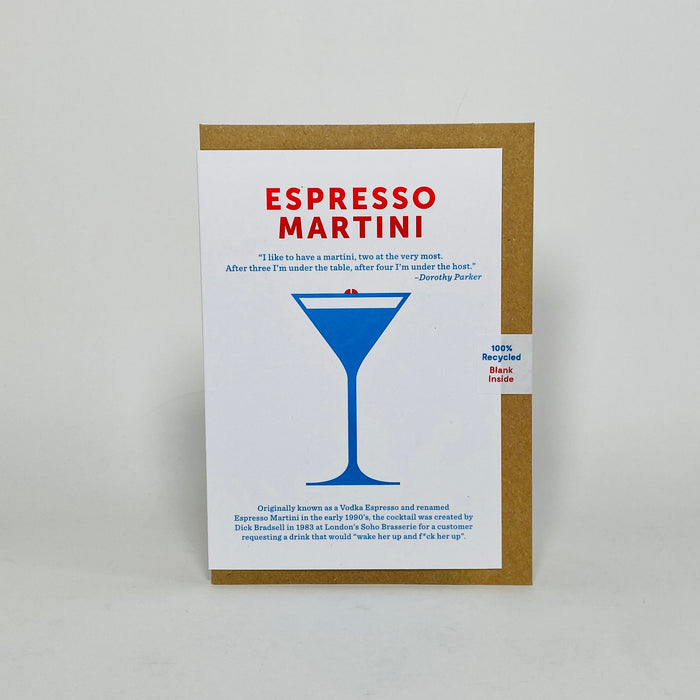 Espresso Martini Cocktail- Crispin Finn Card