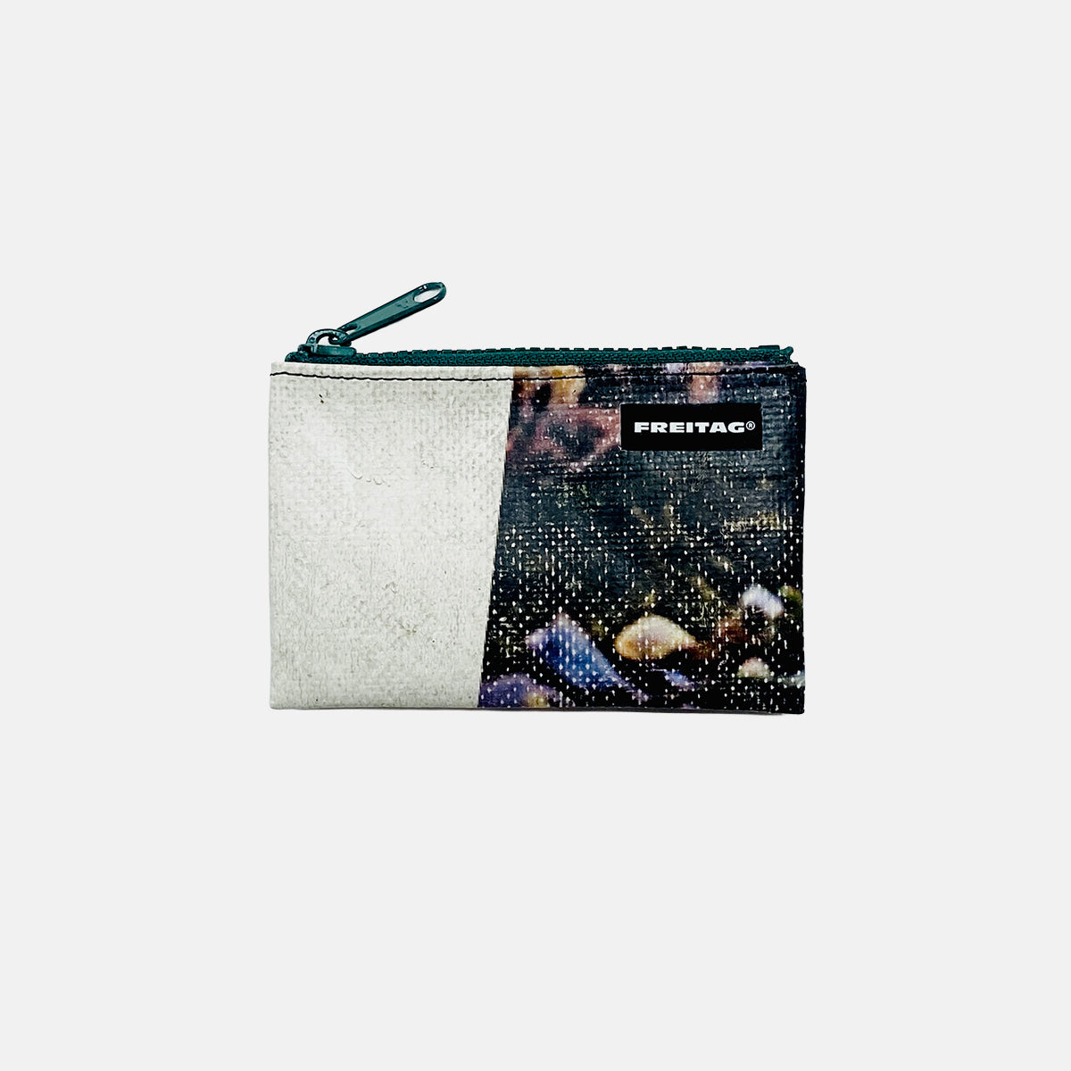 FREITAG F05 - Blair - White and Floral with Green Zip