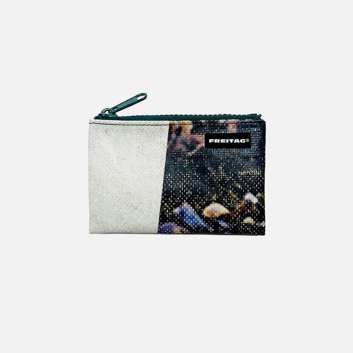 FREITAG F05 - Blair - White and Floral with Green Zip