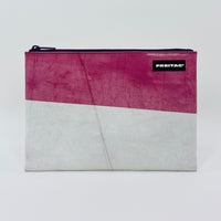 FREITAG F07 - Chuck - White and Pink with Purple Zip