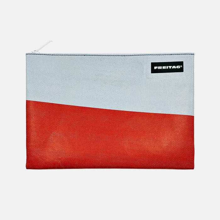 FREITAG F07 - Chuck - Grey and Red with White Zip