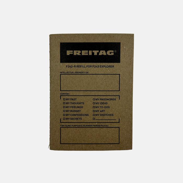 FREITAG F243-R - Refil for Explorer - Small Journal