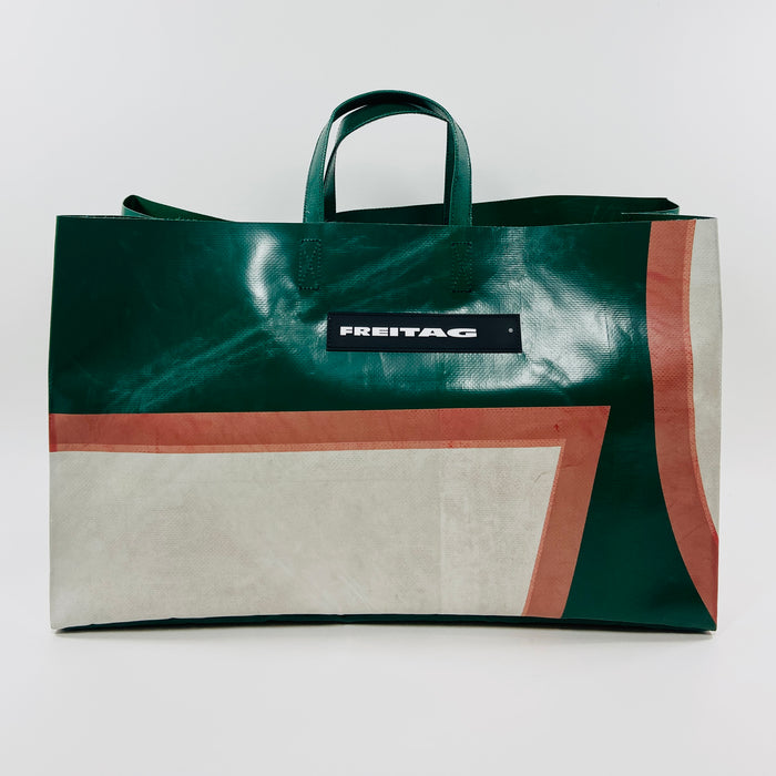 FREITAG F260 - Miami Wide - Green with White and Salmon Red