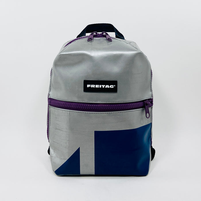 FREITAG F44 - Walter - Silver with Blue and Purple Zips