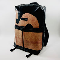 FREITAG F49 - Fringe - Black and Salmon Red with Black Zips