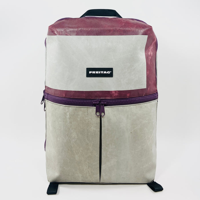 FREITAG F49 - Fringe - Grey with Purple Zips