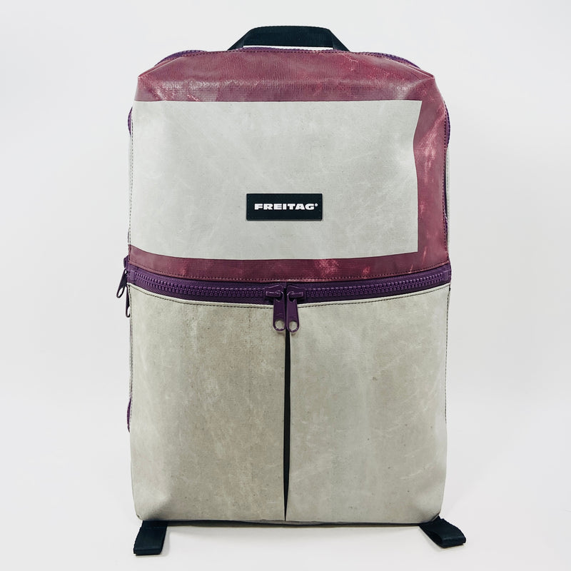 FREITAG F49 - Fringe - Grey with Purple Zips