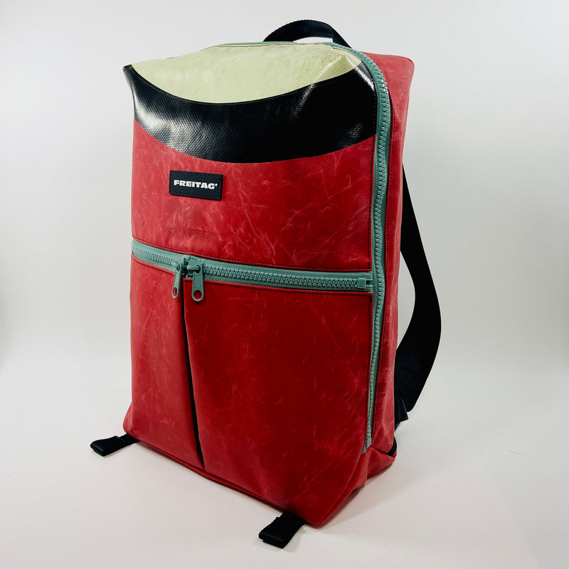 FREITAG F49 - Fringe - Red with Mint Zips