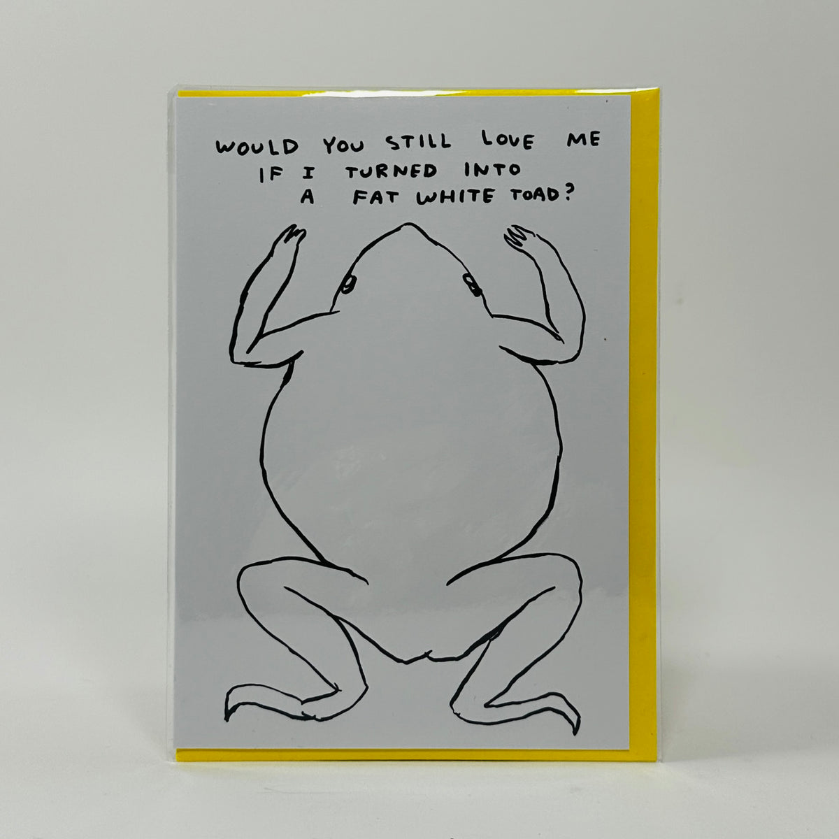 Fat White Toad - David Shrigley Card