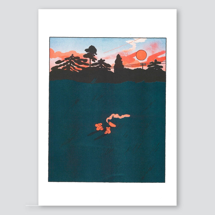 Fields At Dusk 2 - Hel Covell A3 Print - KIBLIND Atelier